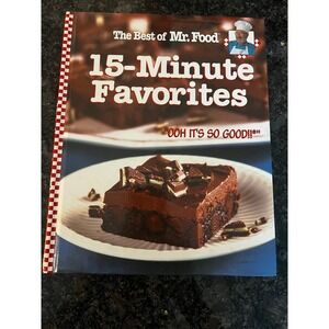 VTG The‎ Best of Mr. Food 15 Minute Favorites Cookbook OOH It's So Good 2004